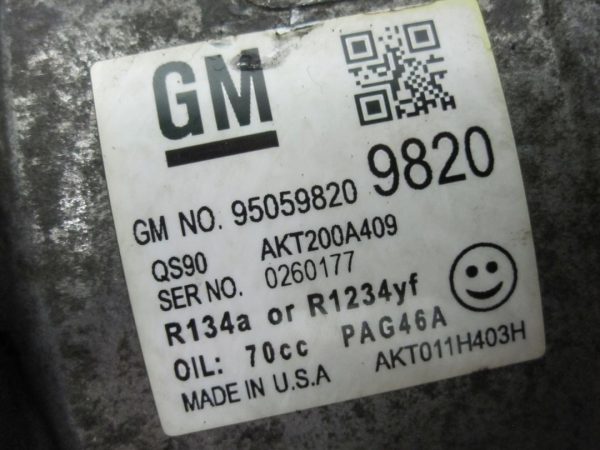 MOKKA ASTRA ZAFIRA 1.7 CDTI 14r sprężarka klimatyzacji 95059820 - obrazek 7