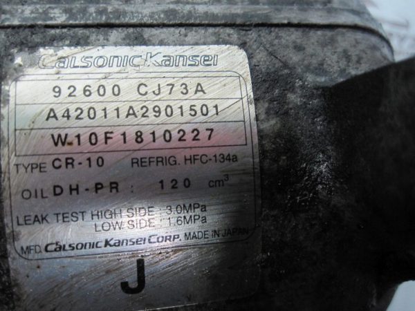 NISSAN NOTE I LIFT 1.6 B 110KM 10r sprężarka klimatyzacji 92600CJ73A CJ73A - obrazek 7