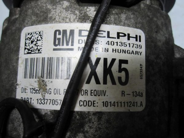 OPEL ASTRA 1.4 16V A14XER 12r. 06573018 401351739 SPRĘŻARKA KLIMATYZACJI - obrazek 5