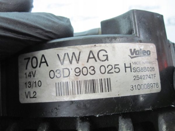 SKODA FABIA II 1.2 HTP 10r alternator 03D903025H SG8B026 - obrazek 6