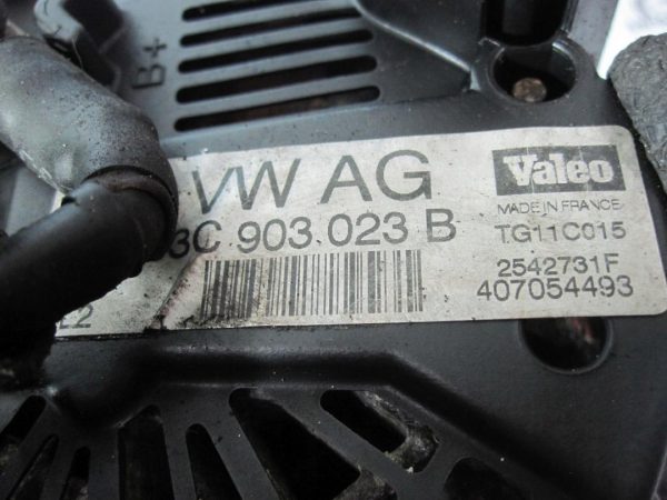 VOLKSWAGEN EOS 1.6 FSI 07r alternator 03C903023B TG11C015 - obrazek 6
