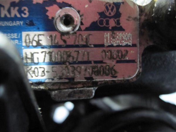 VW Audi 2.0 TFSI 06r. 200KM AXX 06F145701C 53041016194 TURBOSPRĘŻARKA - obrazek 3