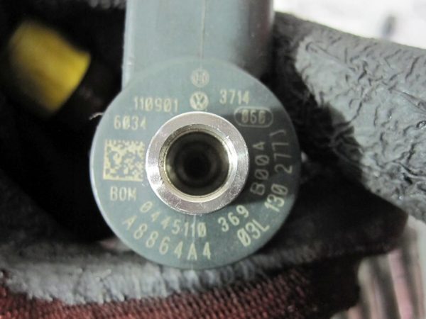 VW AUDI SEAT SKODA 2.0 TDI 12r CFF 140KM wtryskiwacz 0445110369 03L130277J - obrazek 2