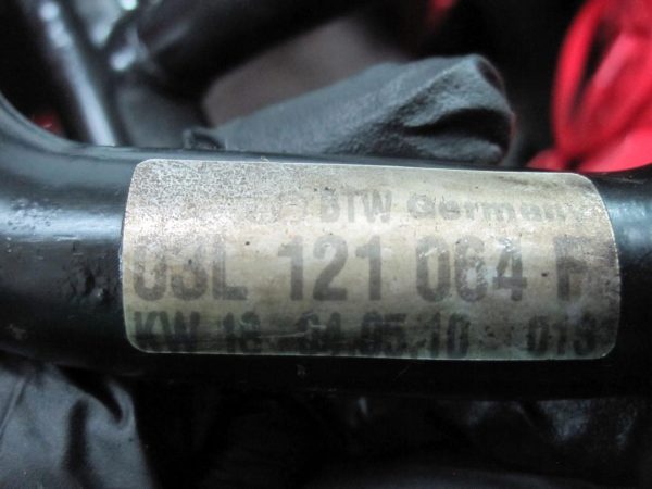VW T5 LIFT T6 2.0 TDI 11r rura przewód wody 03L121064F 3190122291B - obrazek 3